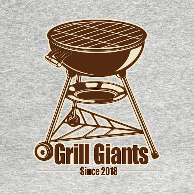 Grill Giants Retro T-shirt by Grill Giants